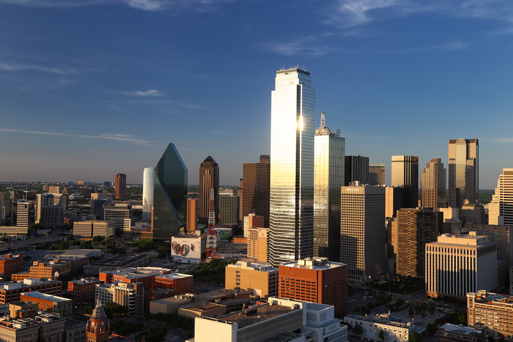 Where is the best view of Dallas skyline?