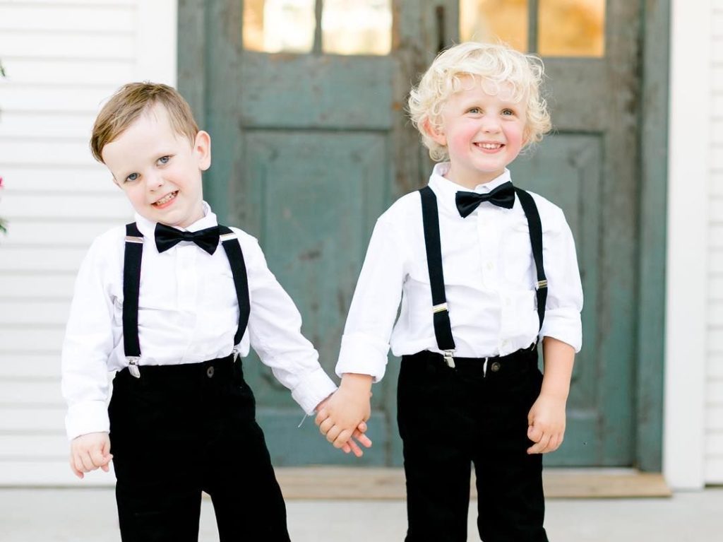 Who buys the ring bearers tux?