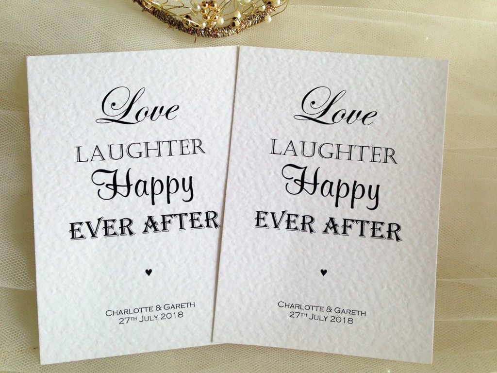 Who gets their own wedding invitation?