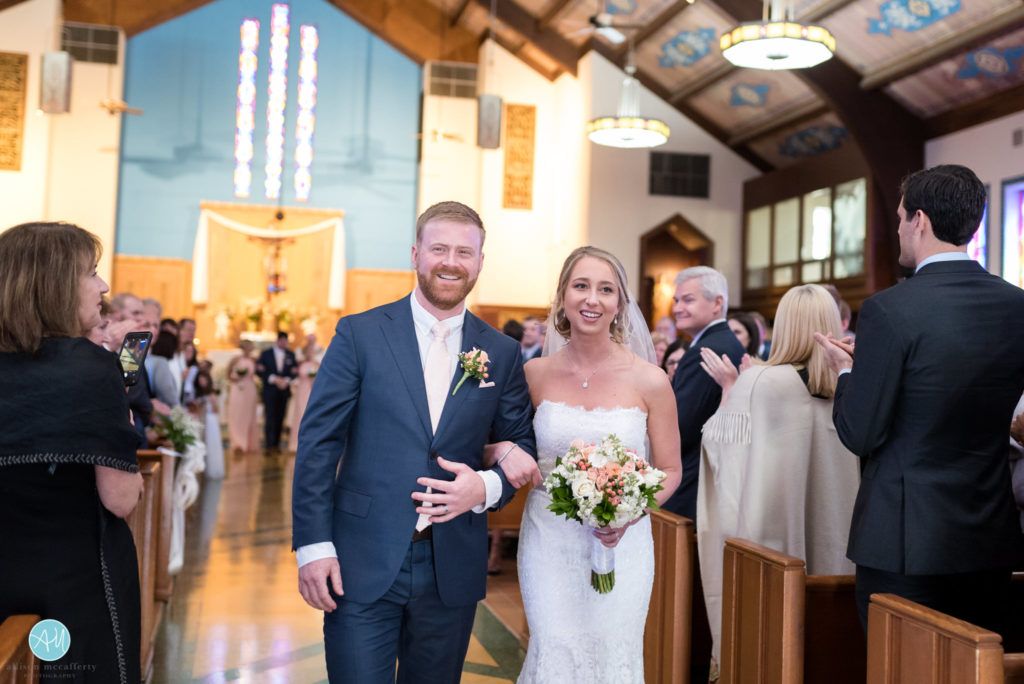 Who is supposed to walk the mother of the groom down the aisle?