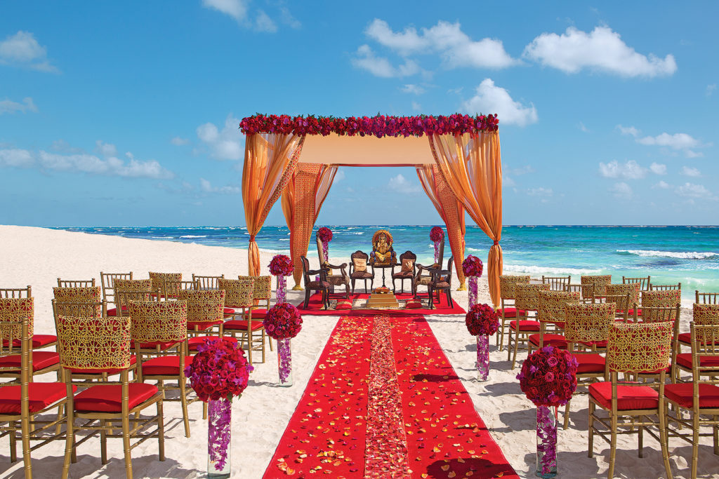 Who pays for what at a destination wedding?
