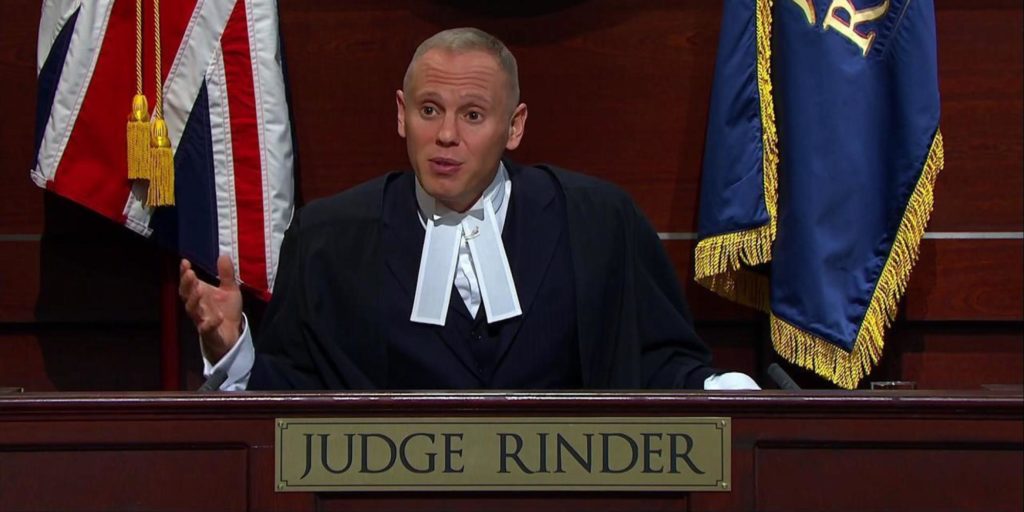 Who pays the judge Rinder cases?