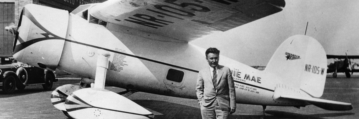 Who was the first person to fly around the world alone?