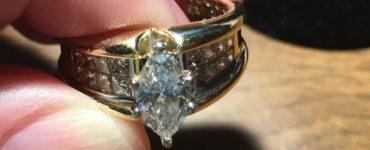 Who wears a marquise diamond?