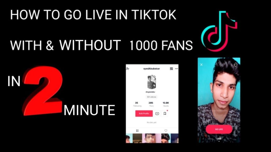 Why can't I go live on TikTok With 1000 fans?