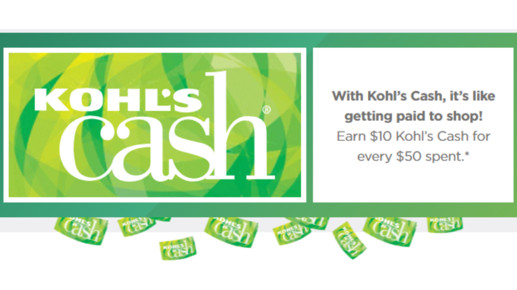 Why did I not get Kohl's Cash?
