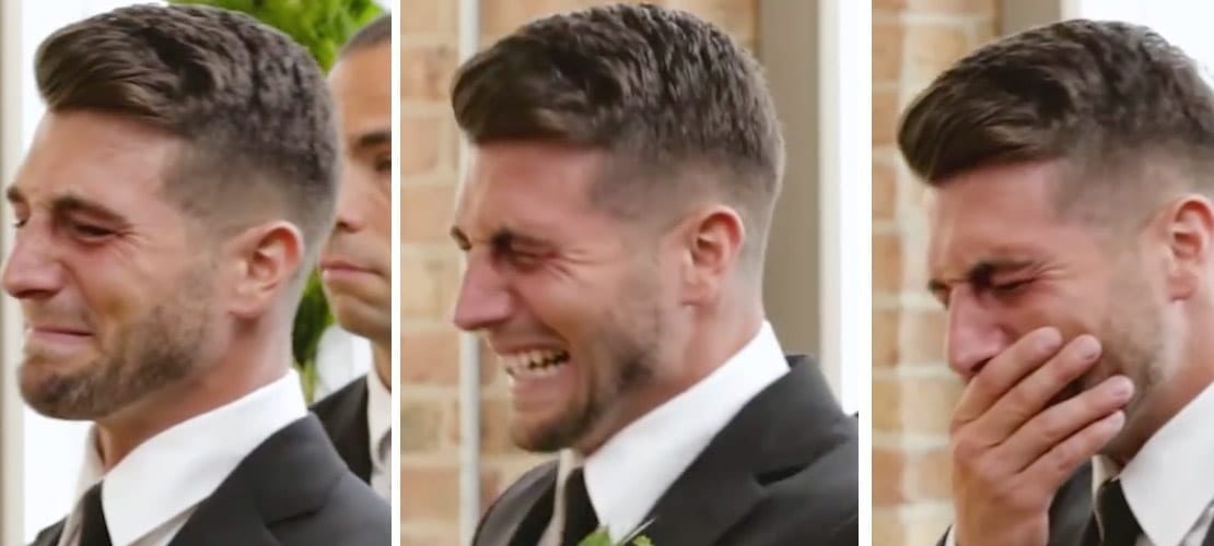 Why do grooms cry at weddings?