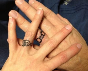 Why do people tattoo wedding ring?