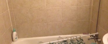 Why does my tension shower rod keep falling down?