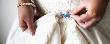 Why does the bride wear something blue?