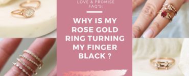 Why is my rose gold ring turning black?