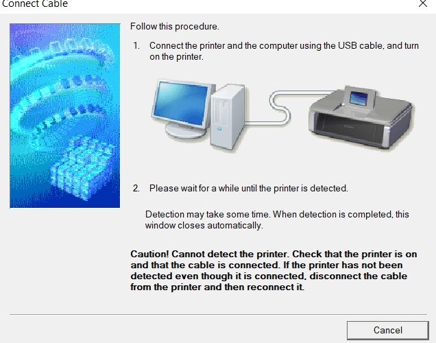 Why printer is not detected?