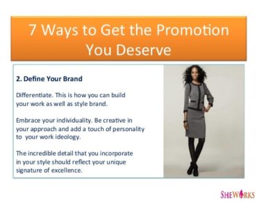 Why you deserve a promotion?