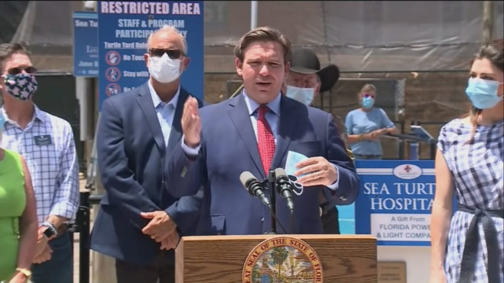 Will DeSantis waive work search again?